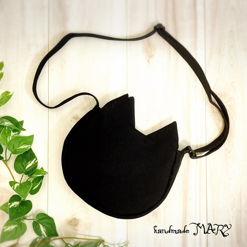 黒猫‍‍さんのショルダーバッグ単品 ショルダーバッグ handmade MARY