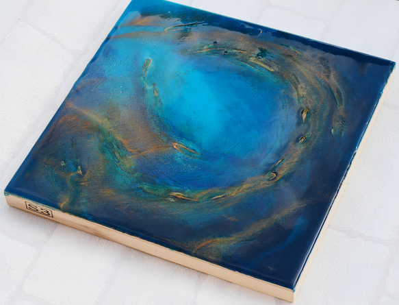 〜海中からの光〜〈レジン〉〈レジンアート〉 2枚目の画像