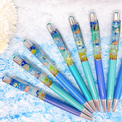 小さな水槽】クラゲ * ハーバリウムボールペン ペン・筆記用具