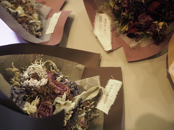 ドライフラワーの花束✿色味ご相談可複数ご注文可ギフトに♪ 11枚目の画像