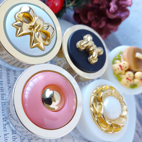クリームケース ハンドミラー まとめ売り クリームケース】 ハンドクリームケース /デコレーションケース+++
