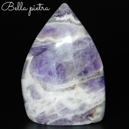 希少☆天然ドリームアメジスト 91g ティアドロップ型 紫水晶 天然石