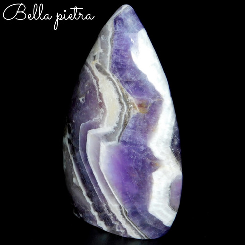 希少☆天然ドリームアメジスト 82g ティアドロップ型 紫水晶 天然石