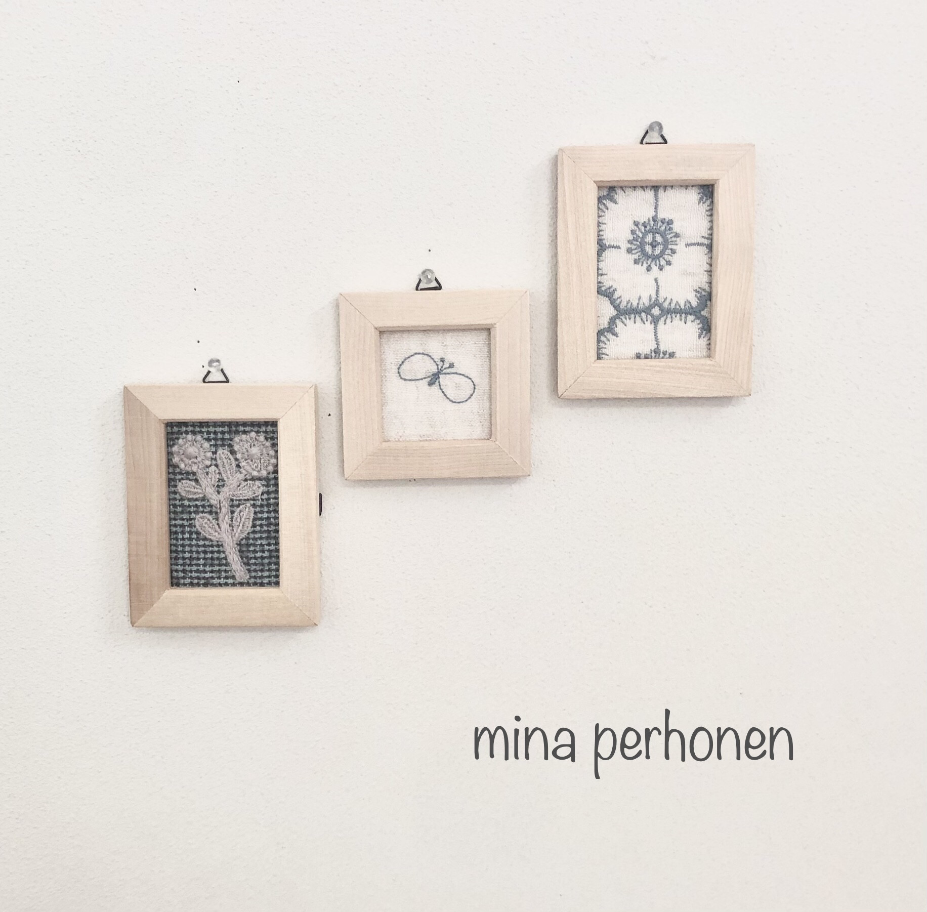 mina perhonen ミナペルホネン ファブリックパネル 3点セット