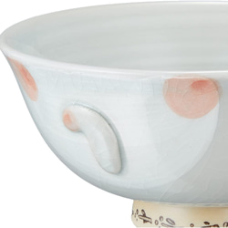 091-0020-0021 飯碗 茶碗 湯呑 和陶器 和モダン /お魚としっぽネコ 5枚目の画像