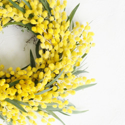 MIMOSA & Eucalyptus Wreath 2枚目の画像