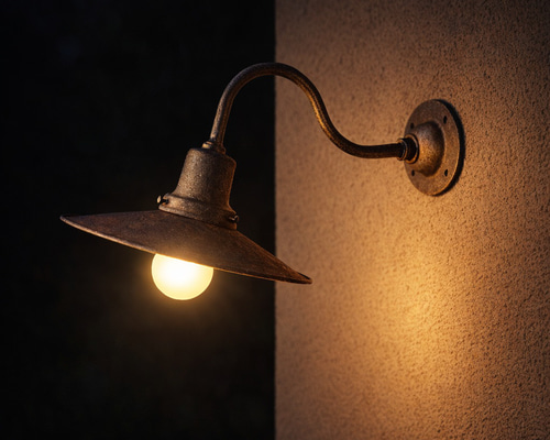 レトロ外灯S-AA2BB 防雨型 ヴィンテージ風 ブラケットライト｜錆加工