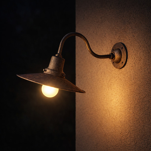 レトロ外灯S-AA2BB 防雨型 ヴィンテージ風 ブラケットライト｜錆加工