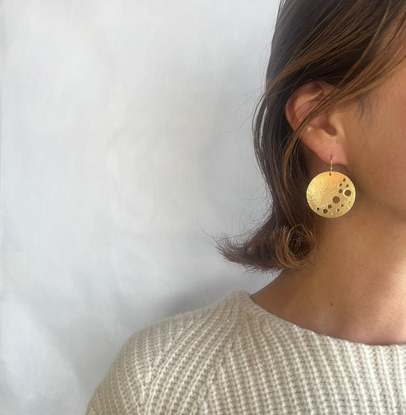 〝月夜見〟真鍮アクセサリー 2枚目の画像