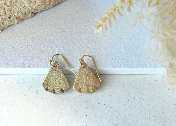 〝燈火〟ともしび　真鍮アクセサリー 1枚目の画像