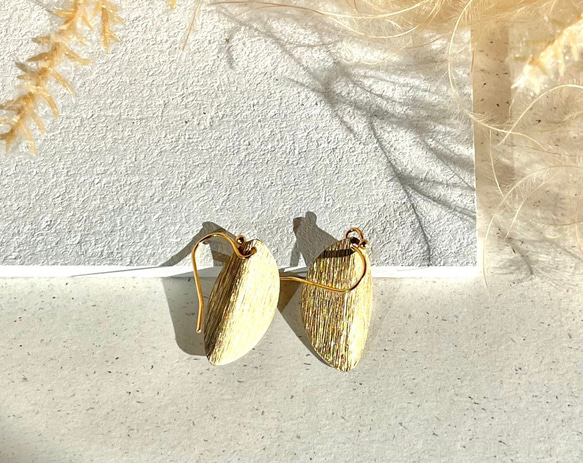 〝木漏れ日〟真鍮アクセサリー 2枚目の画像