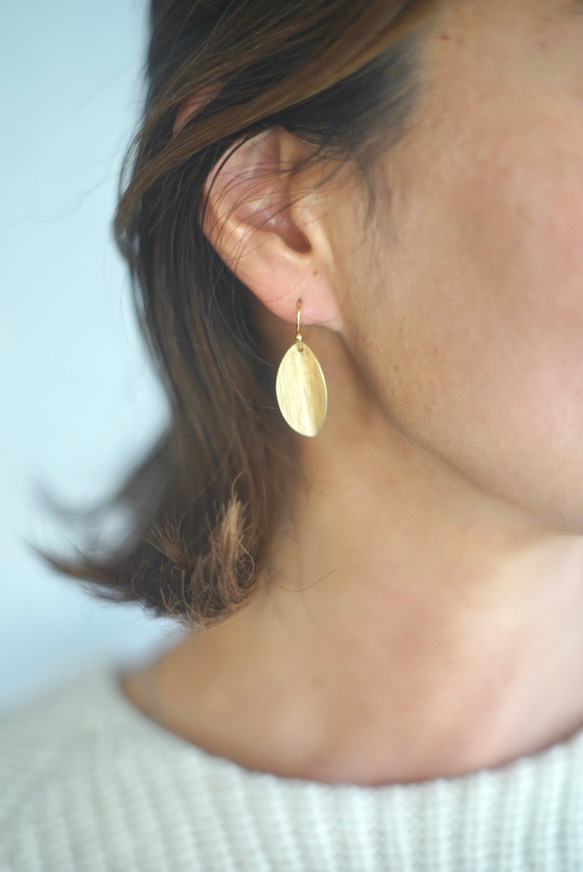 〝木漏れ日〟真鍮アクセサリー 1枚目の画像