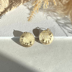 〝月輪〟真鍮アクセサリー 1枚目の画像