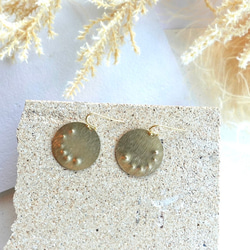 〝月輪〟真鍮アクセサリー 3枚目の画像