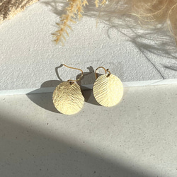 〝薄日〟真鍮アクセサリー 1枚目の画像