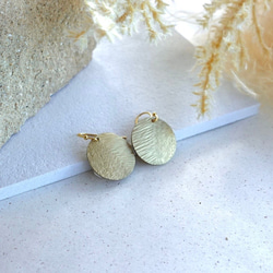 〝薄日〟真鍮アクセサリー 3枚目の画像