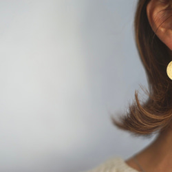 〝薄日〟真鍮アクセサリー 2枚目の画像