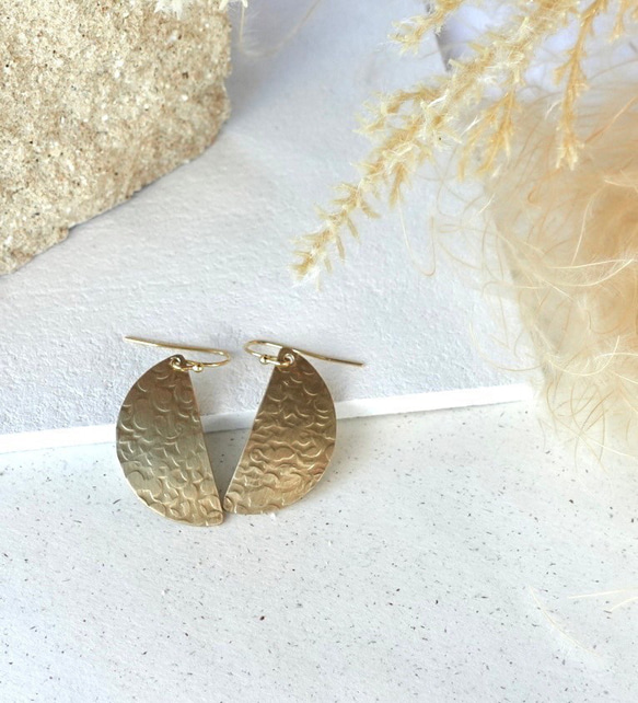 〝月光〟真鍮アクセサリー 3枚目の画像