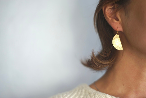 〝月光〟真鍮アクセサリー 2枚目の画像