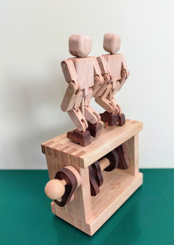 木のおもちゃ　オートマタ　Let's Tap　タップダンス 4枚目の画像