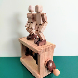 木のおもちゃ　オートマタ　Let's Tap　タップダンス 3枚目の画像