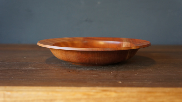 【木　皿　木製　食器】#114 マカバ 3枚目の画像