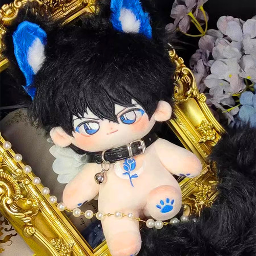 20cmぬいぐるみ 着せ替えぬいぐるみ キト イケメン 黒髪青目