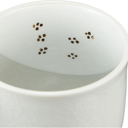 091-0032-0033 飯碗 茶碗 湯呑 和陶器 和モダン /モノトーンねこ 6枚目の画像
