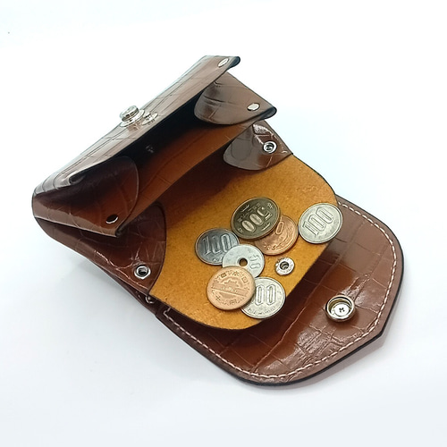 新品　未使用品　ブラウンレザー 4連キーケース　本革　茶色　ミニウォレット カード多め派の小さい財布 MIRA QUATTRO 栃木レザー ヴォーノ