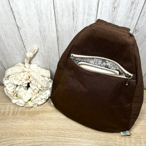 ボディバッグ しずく型 DX Cflower P 帆布 ボディバッグ・ウエスト