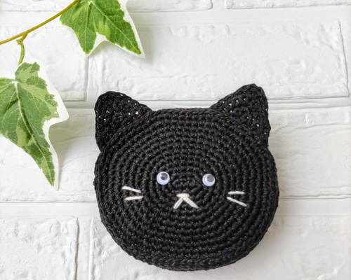 ねこちゃんのファスナーポーチ ポーチ 毛糸の雑貨屋 na.tu 通販
