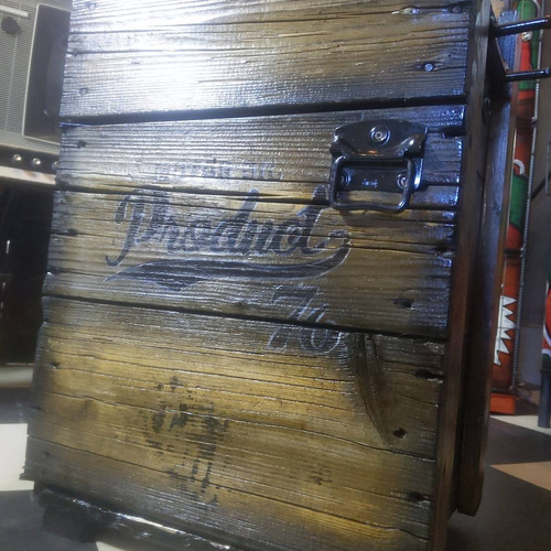 ヴィンテージ 古家具 木製サイドチェスト ワークデスク 作業台 キャビネット アメリカンヴィンテージ 木箱 キャビネットテーブル 作業台