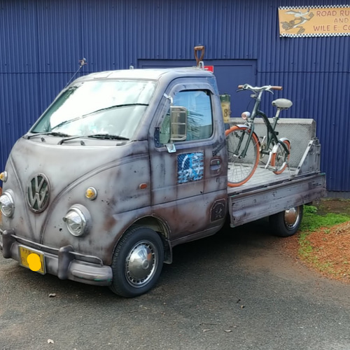 ワーゲンフェイス 軽バン 旧車のホイールキャップ 13インチホイール  