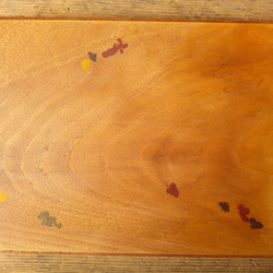 【木製看板製作】 楠 18cm×26cm 厚み3.3cm / 一枚板看板 8枚目の画像