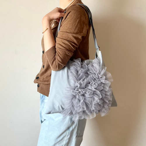 再入荷！チュールショルダー付きヌビバッグ Dakota アミューズ ショルダーバッグ 1032460 ALL ITEM Dakota