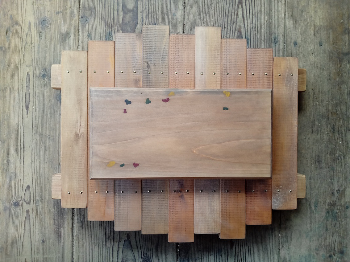 【オーダー看板製作】総檜 シーサイドカフェ風 / 自然塗装