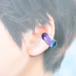 星空と海の波動玉®（Ear cuff）【現品一点物・特別価格】13 9枚目の画像