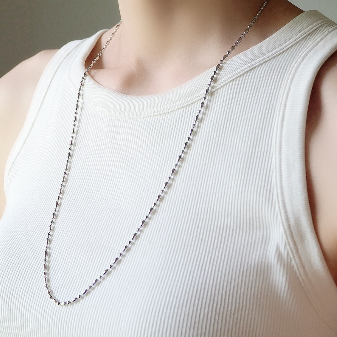 DIFFERENT シルバーチェーンネックレス DIFFERENT NECKLACE PREMIUM
