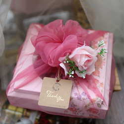 (風呂敷ラッピング)あんフラワークッキー9個入り お歳暮 食べられるお花！あんこのお花！ 和菓子 3枚目の画像