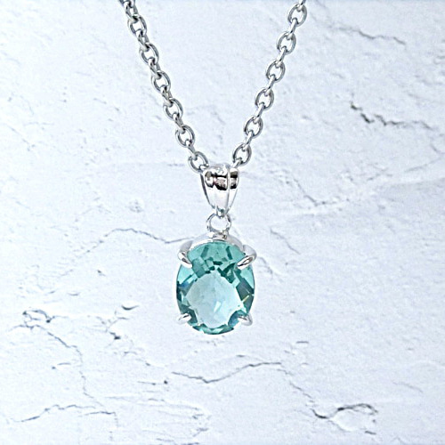 まるで最上級のパライバトルマリン。奇跡のように美しい！ シルバー