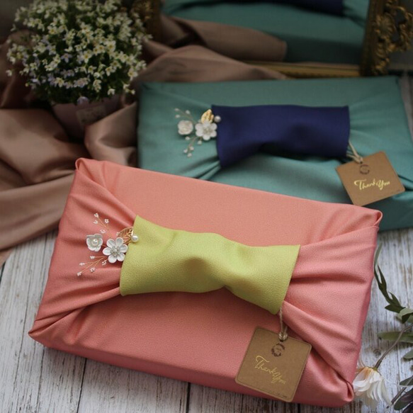 (風呂敷ラッピング)多肉植物クッキー15個入り  お歳暮 食べられる多肉植物！あんこの多肉植物！ 4枚目の画像