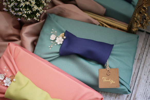 (風呂敷ラッピング)多肉植物クッキー15個入り  お歳暮 食べられる多肉植物！あんこの多肉植物！ 6枚目の画像