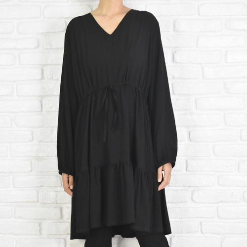❤【トゥビーシック】✨美品 チュニックワンピース ブラック/黒