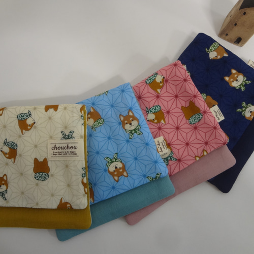 大きめ*NINA*Flower*やわらかガーゼハンカチ4枚セット 大きめ*NINA*Flower*やわらかガーゼハンカチ4枚セット