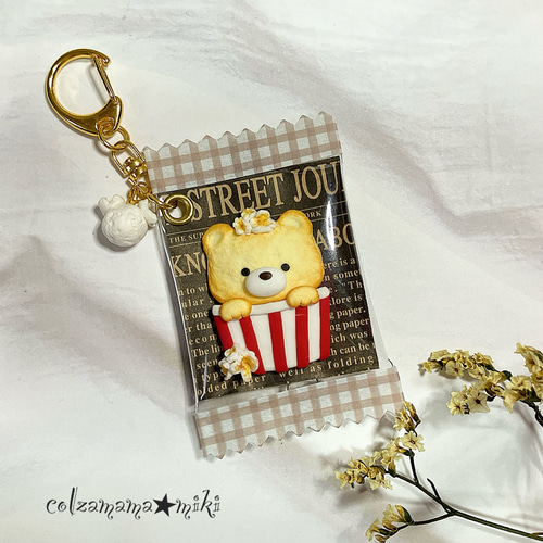 くまさんのポップコーンクッキー♡ スイーツ ケーキ Cookie