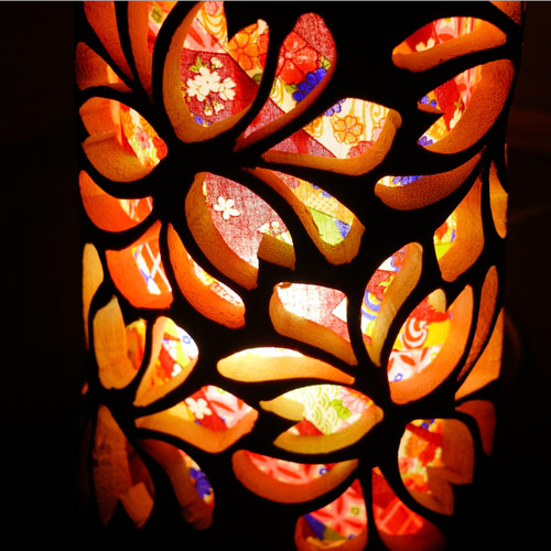 両面彫☆竹灯り・竹あかり・竹灯籠～～ 癒しの灯り華衣ライン☆裂華☆～～