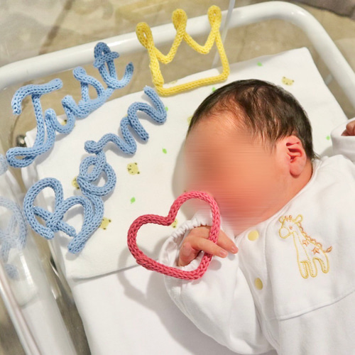 ウールレター JustBorn 新生児 雑貨・その他 soufflé