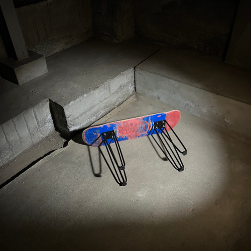 スケートボード スケボー テーブル 椅子 イス チェア ベンチ サイド