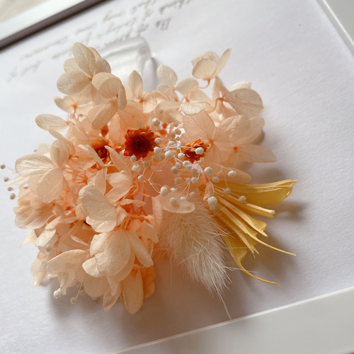 ハンドメイド シーグラスアート シーグラスフラワーアート 花のある