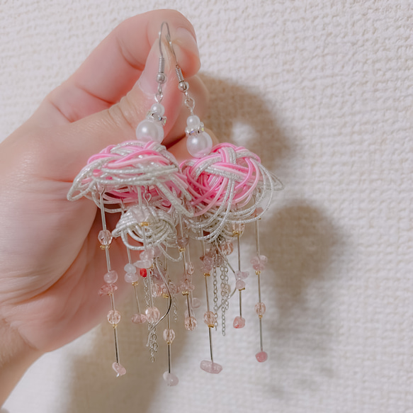 【mizuki】クラゲピアス 通販 みさき様専用】クラゲピアス ピアス - ピアス